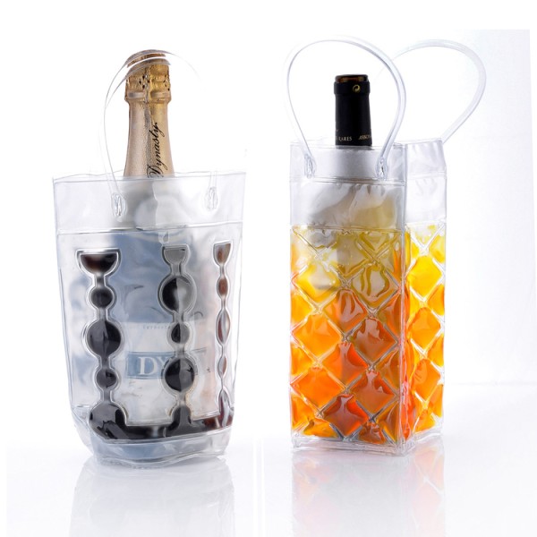 Gel Wine Cooler Manufacturer - Best Selling Custom Reusable Gel Wine Bottle Cooler Bag