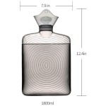 Hot Water Bag Manufacturer - 2L BS Standard Hot Water Bottles Rubber Bag Plush Cover