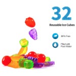 Plastic Ice Cubes Manufacturer - Best Selling Custom Reusable Fruit Shaped Plastic Ice