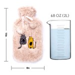 Natural Rubber Factory - Custom Reusable Natural Rubber Hot Water Bag Durable