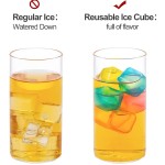Drink Ice Cubes Manufacturer - Hot Selling BAP Free Colorful Reusable Washable Plastic