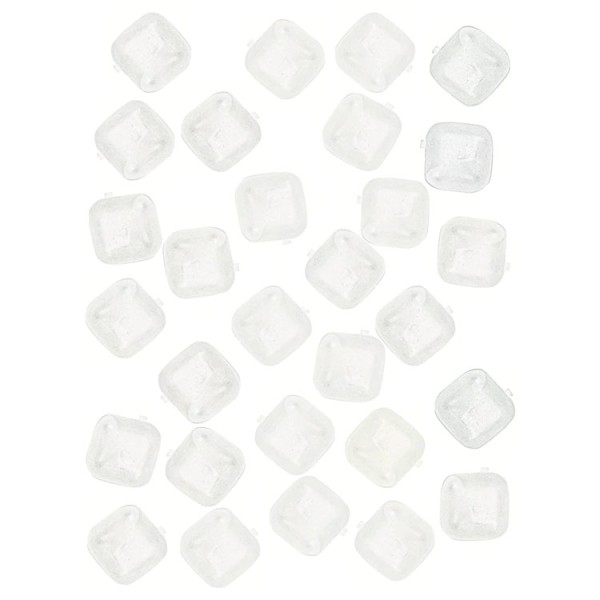 Clear Ice Cubes Manufacturer - Hot Selling Wholesale White Transparent Reusable Plastic