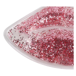 Lip Ice Pack Supplier - Red Mini Lip Shaped Beauty Gel Glitter