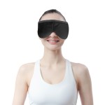 Sleep Heat Pack Manufacturer - Black Night Reusable Micro Beads Mask