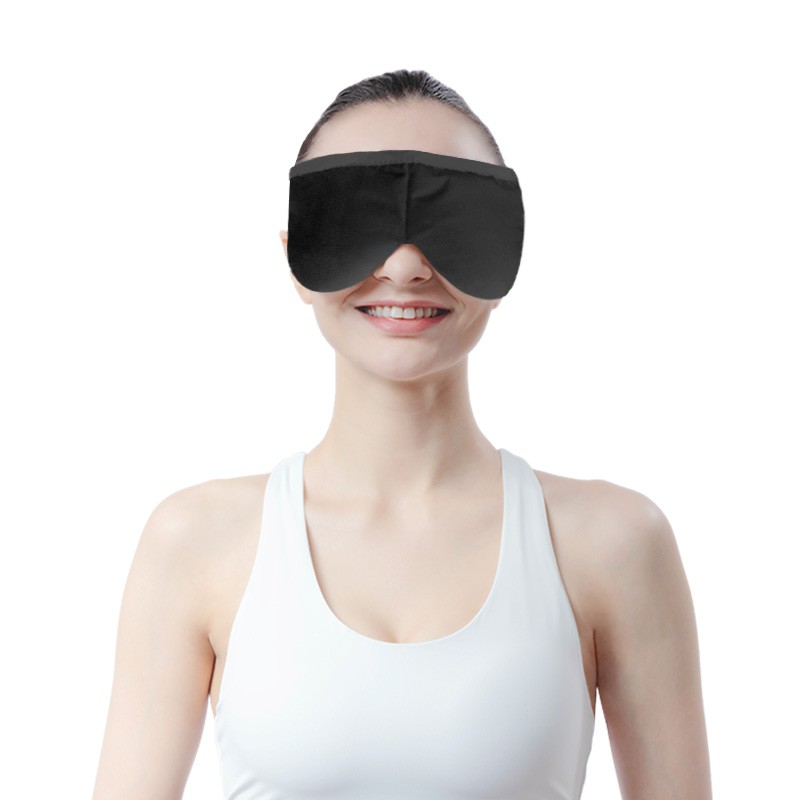 Sleep Heat Pack Manufacturer - Black Night Reusable Micro Beads Mask