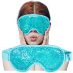 Hot Cold Eye Mask Factory - Cooling Warming Eye Mask Reusable Hot Cold Gel Beads Puffy