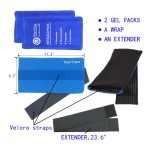 Pain Relief Pack Supplier - OEM Customizable Gel Ice Pack Wrap Pain Relief Therapy