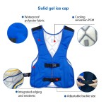 Cooling Vest Factory - PCM Summer Cooling Vest 3 Seconds Instant Cool Long Lasting Outdoor