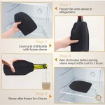 Bottle Cooler Manufacturer - Portable Insulator Sleeve Flexible Bottle Cooler Hot Cold
