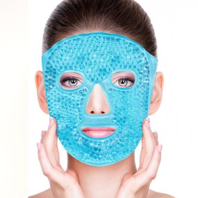 Eye Gel Mask Supplier - Full Face Eye Gel Mask Cooling Face Compress Pack Puffiness Relief