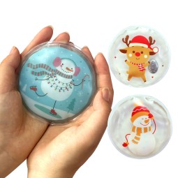 Hand Warmer Factory - Instant Microwave Reusable Round Click Magic Gel Hand Warmer