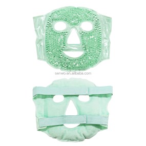 Eye Mask Manufacturer - Customized Logo Reusable Gel Beads Eye Mask Soft Plush Hot
