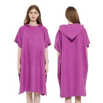 Surf Poncho Supplier - Customized Printing Changing Surf Poncho Swim Robe Quick Dry Microfiber