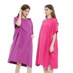 Surf Poncho Supplier - Quick Dry Custom Microfiber Suede Surf Poncho Customized Beach Towel