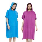 Surf Poncho Supplier - Customized Printing Changing Surf Poncho Swim Robe Quick Dry Microfiber