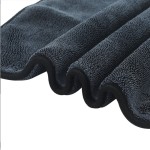 Car Towel Supplier - 1200 GSM Square Thick Heavy Microfiber Dry Towel Twisted Loop Towel