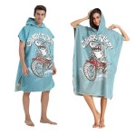 Hooded Towel Factory - Custom Quick Dry Sand Free Hooded Towel Microfiber Print Surfing