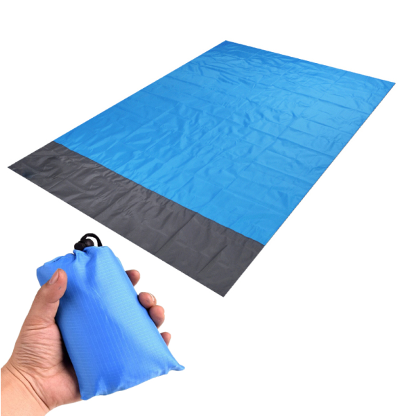 Beach Mat Manufacturer - Waterproof Pocket Beach Blanket Folding Camping Mat Outdoor Picnic