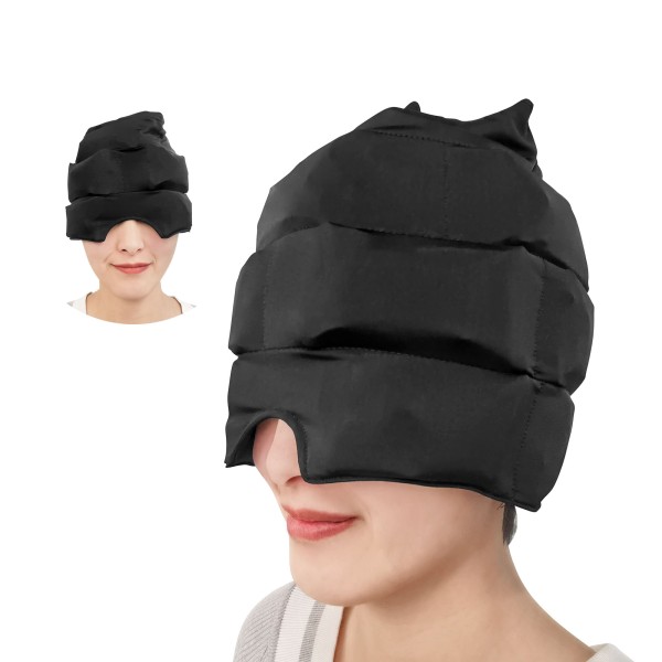 Hot Cold Therapy Hat Supplier - Gel Compress Tension Migraine