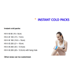 Ice Pack Supplier - Disposable Cold Compress Muscle Joint