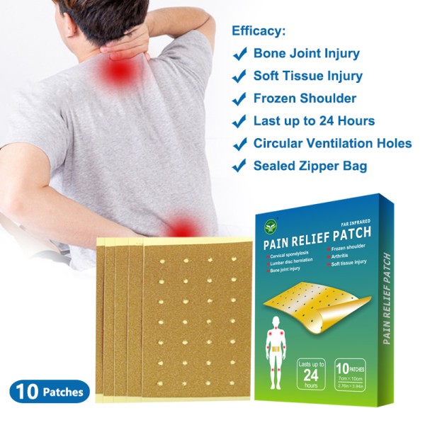 Far Infrared Pain Patch Factory - Custom 24 Hour Muscle Relief