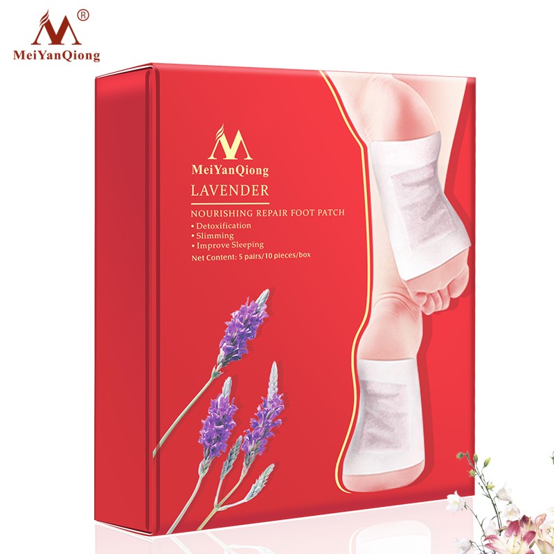 Foot Patch Supplier - 10pcs Lavender Nourishing Repair Soothing