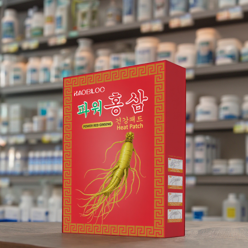 Ginseng Pain Patch Supplier - Red Capsicum Gout Treatment Therapy Plaster