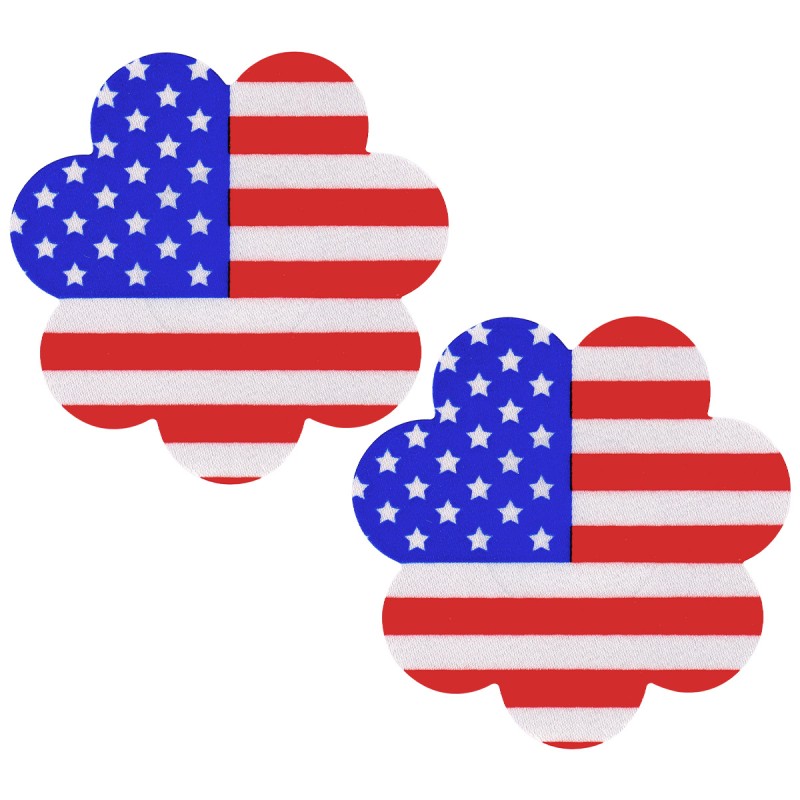 Nipple Covers Supplier - Cheap Price Pattern Printed Country Flag Shape