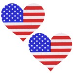 Nipple Covers Supplier - Cheap Price Pattern Printed Country Flag Shape