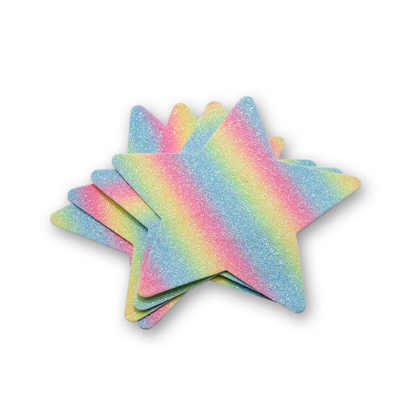 Star Nipple Cover Supplier - Hot Sale Valentines Day Glitter Pasties
