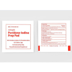 Iodophor Swab Factory - OEM Disposable Non-woven Prep Pad