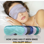 Sleep Eye Mask Factory - OEM Soft Silk Embroidery Elastic