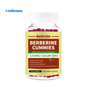 Xuhuang Supply OEM Service Berberine Extract Gummy Berberine HCL Supplements Berberine Gummies