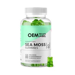 Sea Moss Gummies Manufacturer - ODM Vegan Organic Sea Moss Supplement Gummies