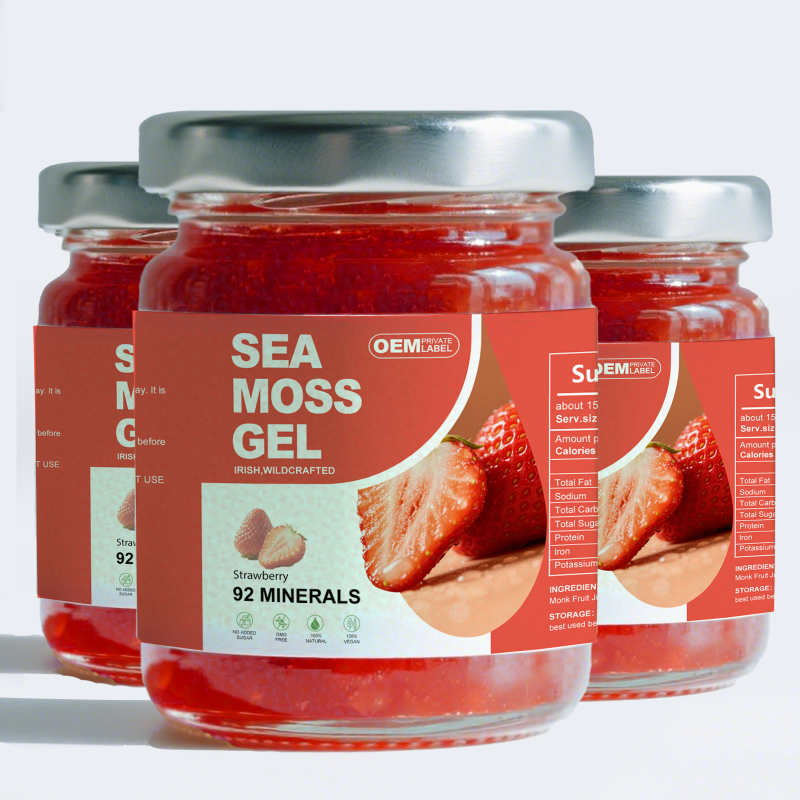 Sea Moss Gel Supplier - OEM 15oz 18oz Sea Moss Gel Nutritional Supplement