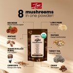 Mushroom Powder Manufacturer - ODM 8-in-1 Beta Glucan Mushroom Blend Powder