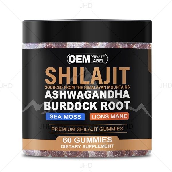 Shilajit Gummies Supplier - OEM 600mg 1000mg Halal Sugar Free Gummies