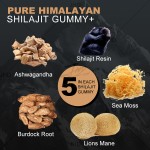 Shilajit Gummies Supplier - OEM 600mg 1000mg Halal Sugar Free Gummies