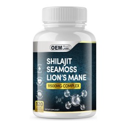 Sea Moss Capsules Factory - OEM Shilajit Maca Ashwagandha Supplement Capsules