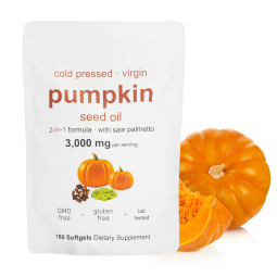 Pumpkin Seed Oil Softgels Manufacturer - OEM Sustainable Sourced Softgels