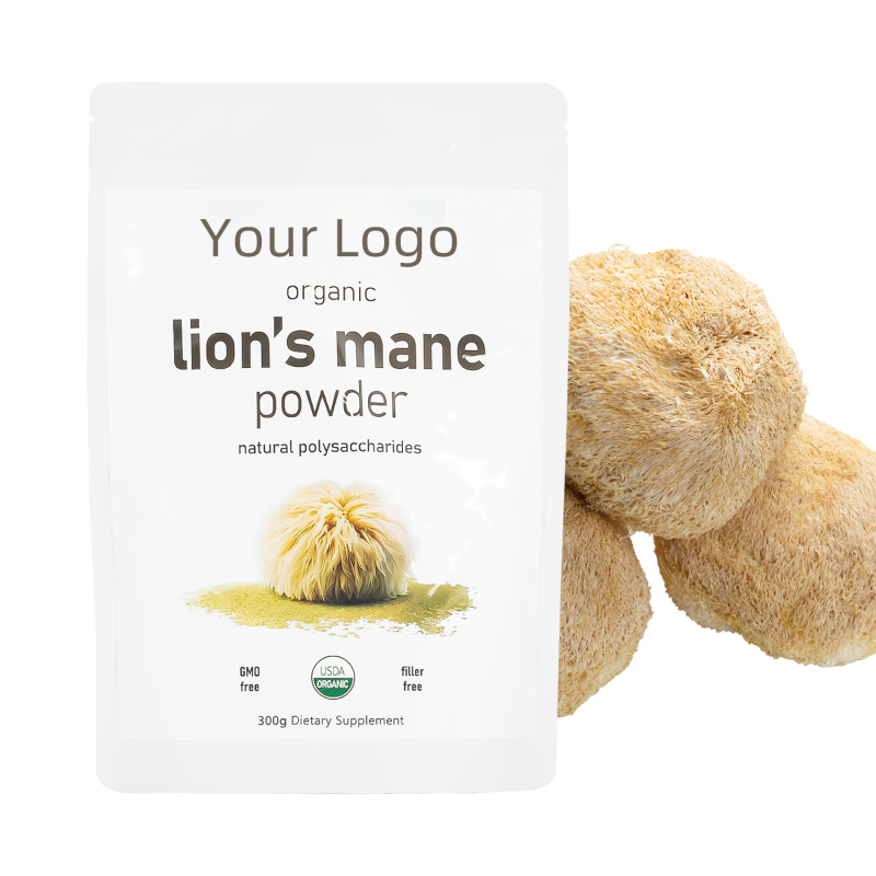 Lion's Mane Powder Supplier - OEM Ultra Fine Easy Mix Beverage Powder