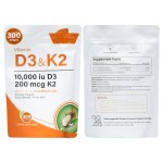 Vitamin D3 K2 Softgels Supplier - OEM Plant Based Formula Natural