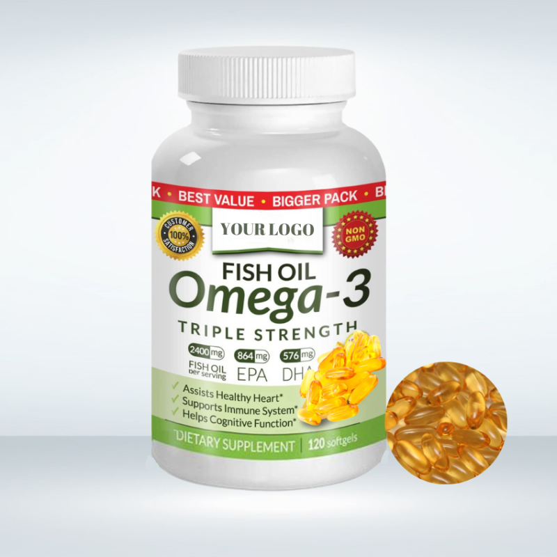 Omega 3 Fish Oil Capsules Factory - DHA Softgels Teenagers Adult Beauty