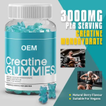 Creatine Gummies Supplier - HCL Energy Booster Muscle Building OEM