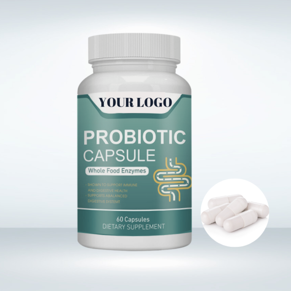 Probiotic Capsules Supplier - Vegan Fiber Digestive Enzyme OEM