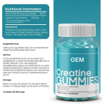 Creatine Gummies Supplier - HCL Energy Booster Muscle Building OEM