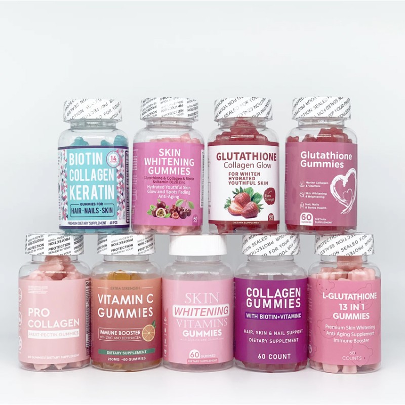 Vitamin Beauty Gummies Supplier - OEM Biotin Collagen Keratin Gummies