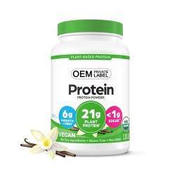 Plant Protein Powder Supplier - OEM 21g Protein Prebiotic Fiber Vegan
