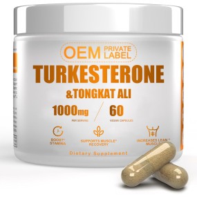 Muscle Growth Capsules Factory - OEM 1000mg Ajuga Turkestanica Supplement
