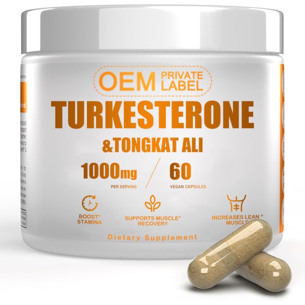 Muscle Growth Capsules Factory - OEM 1000mg Ajuga Turkestanica Supplement